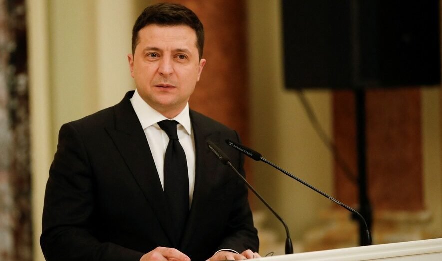 President Zelensky praises